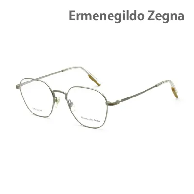 エルメネジルド・ゼニア メガネ EZ5207/V-016 シルバー ノーズパッド メンズ 眼鏡フレーム のみ Ermenegildo Zegna【送料無料(※北海道・沖縄は配送不可)】