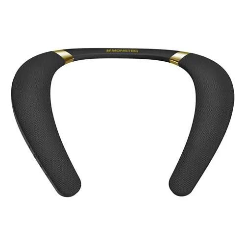 Monster ネックスピーカー Bluetoothスピーカー ウェアラブルネックスピーカー ワイヤレス 3Dサラウンドサウンドスピーカー 軽量 首掛けスピーカー 12時間連続再生
