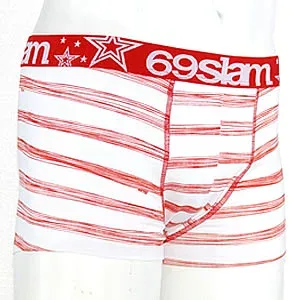 【69SLAM】男性用ヒップボクサーパンツ(cotton)女性用ペア柄有