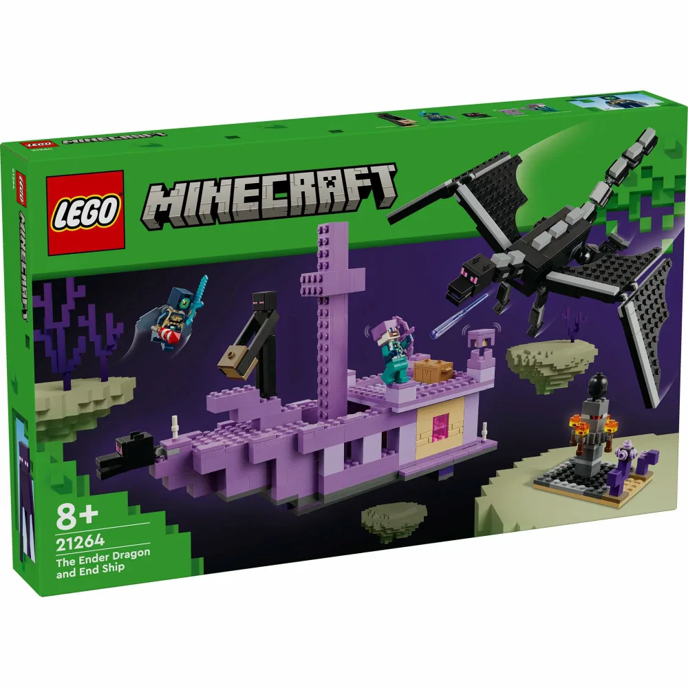 レゴ(LEGO) マインクラフト エンダー ドラゴンとエンドシップ おもちゃ 玩具 プレゼント ブロック 男の子 女の子 子供 7歳 送料無料