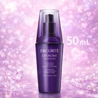 【クーポン配布中】コスメデコルテ リポソーム アドバンスト リペアセラム 50ml 美容液 リペアクリーム リペアアイセラム リペアリップセラム パープルリボンセット リポソームシリーズ スキンケア コーセー kose COSME DECORTE 日本製 母の日 ギフト プレゼント 送料無料