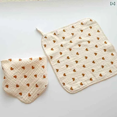 Baby Kids Mouth Wipe Gauze Handkerchief 4 Layer 100% Cotton Gauze Towel Mini Handkerchief Absorbent Quick Drying Cute Animal Pattern Baby Bib Bib Bathing Gauze