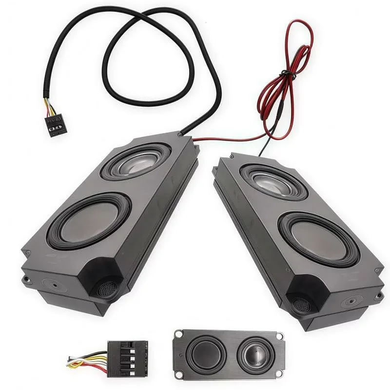 10045 キャビティ スピーカー 内蔵サウンド カード + アンプ CTRICALVER DuPont USB9p プラグ ケーブル長 0.5m、PC スピーカー 3W 8 オーム、5V コンピューター、車、テレビ機器、その他の電子機器に適