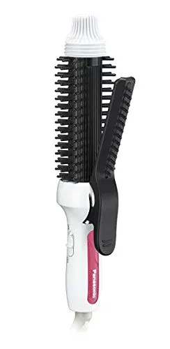 【中古】パナソニック ヘアアイロン カール・ストレート両用 海外対応 26mm 白 EH-HT45-W