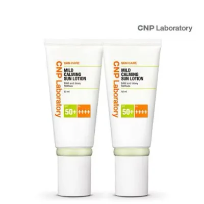 【CNP】【送料無料】CNP チャアンドパク マイルド カーミング サンローション 50ml*2 韓国コスメ 正規品