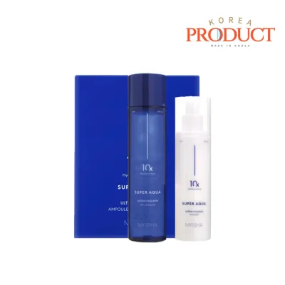 【MISSHA】【送料無料】ミシャ スーパーアクア ウルトラ ヒアルロン 2種セット エッセンス 200ml+エマルジョン130ml 美肌 韓国コスメ 正規品