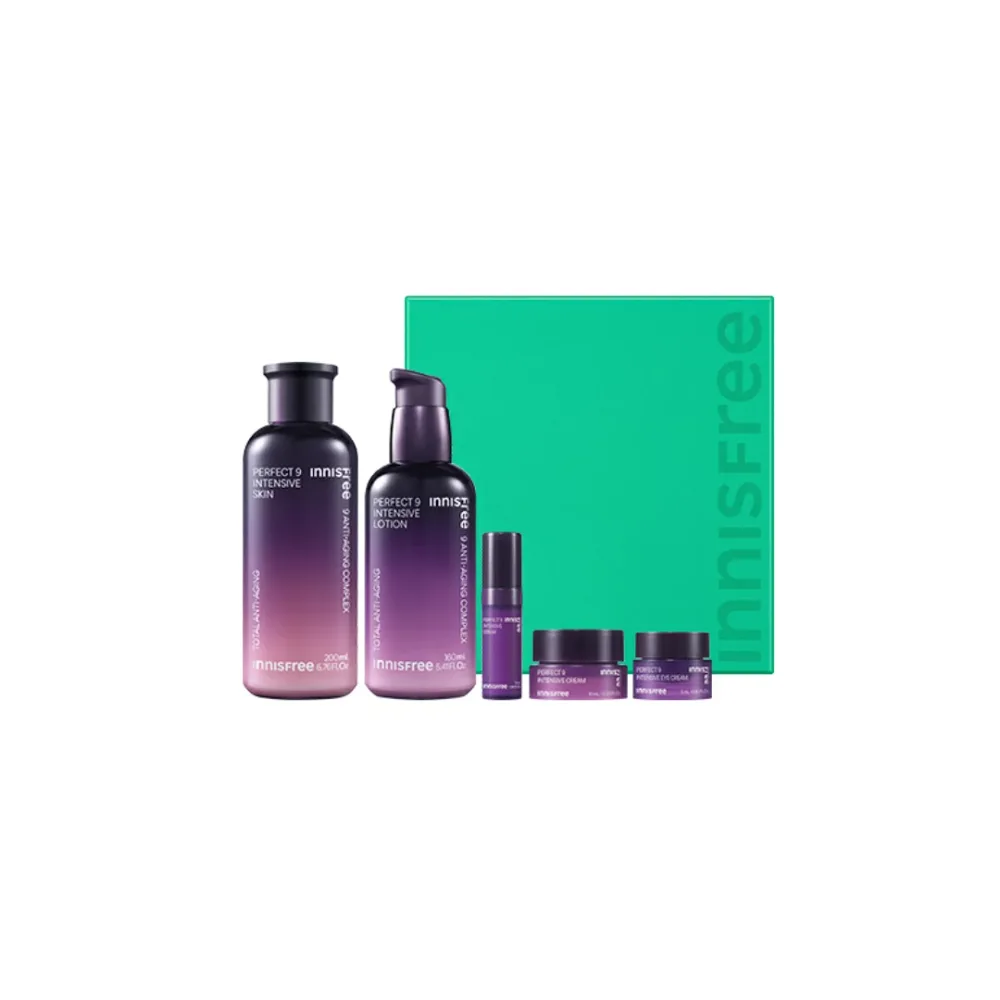 【INNISFREE】【送料無料】イニスフリー パーフェクト9 インテンシブ 2点セット 保湿 美肌 韓国コスメ 正規品 プチプラ つや肌