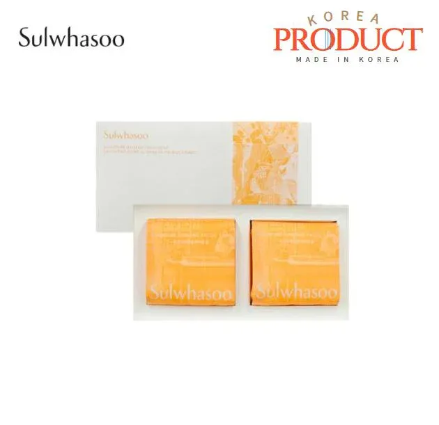 【sulwhasoo】【送料無料】シグネチャー ジンセン フェイシャルソープ 120g x 2個
