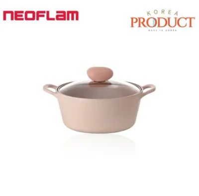 【NEOFLAM】【送料無料】シャーベットIHインダクション 両手鍋22cm