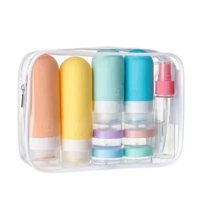 azumafy トラベルボトル 詰め替えボトル 旅行 銭湯 詰め替えセット 16点セット 機内持ち込み シャンプー 化粧水 透明ポーチ