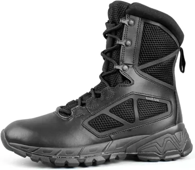 アウトドア ショットブーツ タクティカル トレッキングシューズ ハイカット メンズ 防水 登山靴 軽量 ハイキング アウトドア キャンプ 登山ブーツ 大きいサイズ ジャングルブーツ アーミー 軍隊