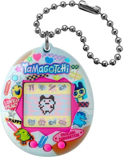 ラッピング対応 たまごっち キーホルダー Original Tamagotchi Tama Collage Caramel Nuts Angel Carousel