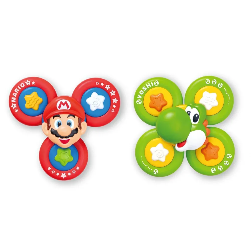 マイマリオ どこでも夢中! ぺたくるスピナーセット スーパーマリオ マリオ ハンドスピナー 誕生日 プレゼント ギフト