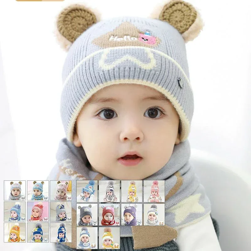 ギフト ベビーキャップ キッズ 帽子 0ヶ月 12ヶ月 ベビー 出産祝い 新生児 犬 冬 ベビー用品 赤ちゃん ぼうし プレゼント かわいい 出産準備 サイズ