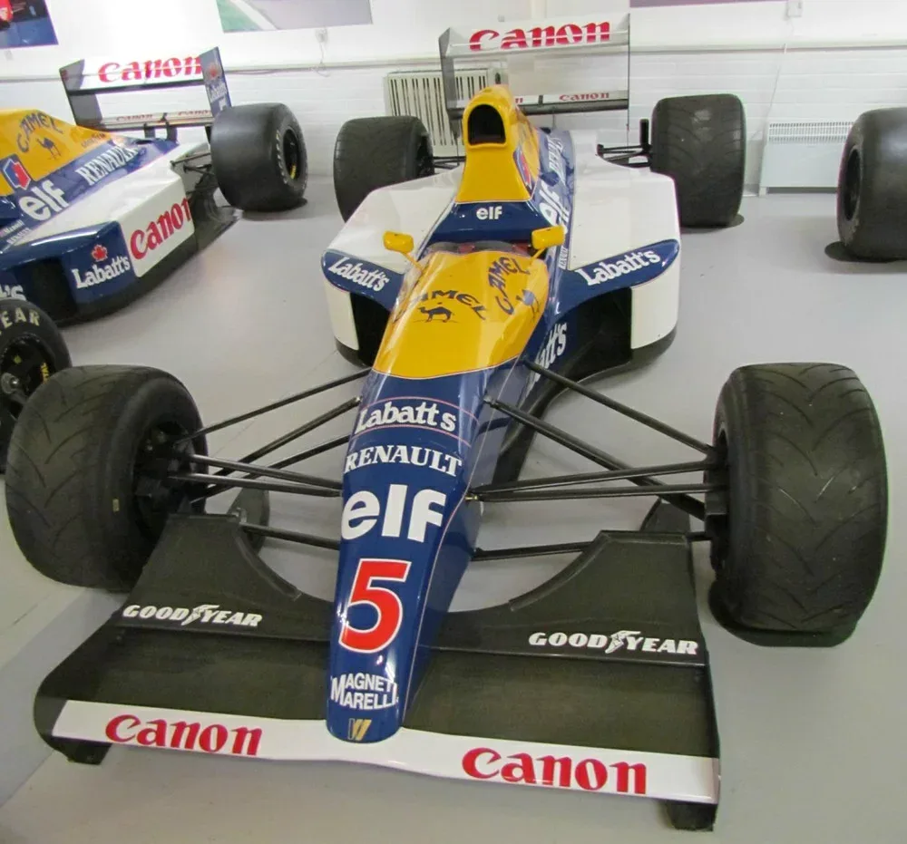 【予約】2026年発売予定WILLIAMS F1 RENAULT FW14 N 5 イギリスGP 1991 優勝車 ナイジェル・マンセル ブルーイエローホワイト / GP Replicas 1/12 ミニカー