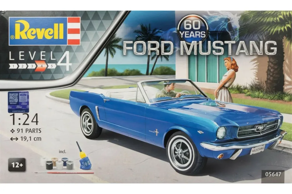 Ford Mustang フォード マスタング 60周年記念 組み立てプラモキット模型 カーモデル /Revell 1/24
