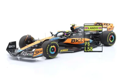 Lando Norrisランド・ノリス McLarenマクラーレン MCL60 #4 6位 オーストラリアGP 2023 / MINICHAMPS 1/18 ミニカー
