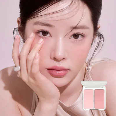 訳有 2aN デュアルチーク 4.5g×2 / 全8色 / 韓国コスメ チーク パウダー ブラッシュ 高発色 密着