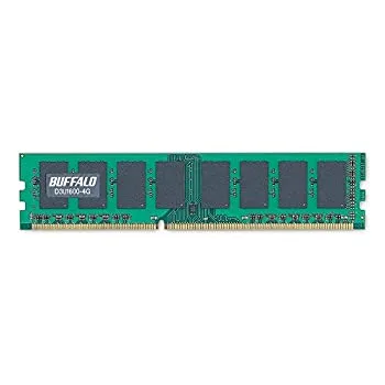 【中古】 バッファロー デスクトップ用 DDR3 メモリー PC3-12800対応 240Pin SDRAM DIMM 4GB D3U1600-4G