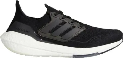 adidas Men's Ultraboost 21 Running Shoes - Black/Grey