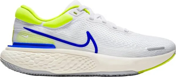 ナイキ メンズ ランニングシューズ Nike Men's React Phantom Run Flyknit 2 Running Shoes - White/Blue