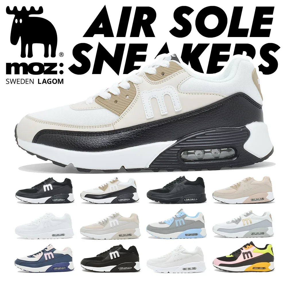 【全国送料無料】 スニーカー レディース モズ:スウェーデン ローゴン エアソール 8263 MOZ:SWEDEN LAGOM 定番モデル 送料無料 軽量