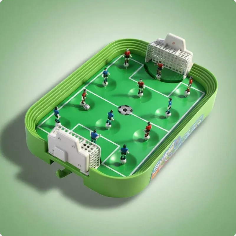 卓上サッカーゲーム 親子で楽しめるインタラクティブなカタパルト式サッカーゲーム 手と目の協調性を養うミニサッカーフィールドおもちゃ 子供向け.パーティー用