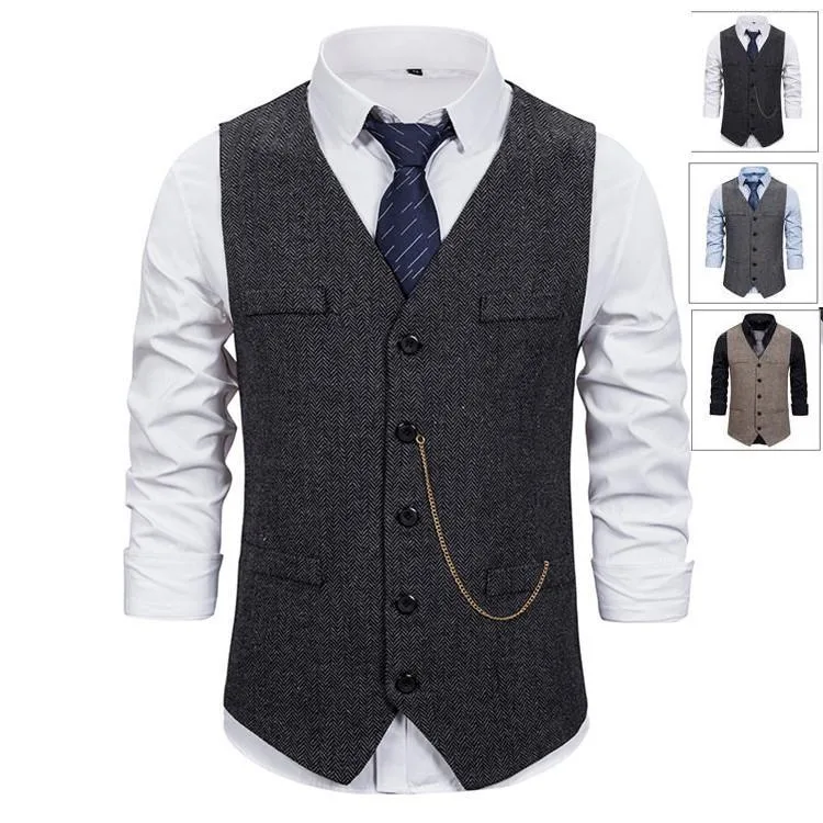 春夏秋冬 ベスト メンズ スーツベスト チョッキ ビジネス レギュラー vest フォーマルベスト 細身 紳士服 ジレベスト