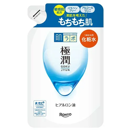 Rohto Pharmaceutical Hada Labo Gokujun Hyaluronic Liquid Refill (170mL) รีฟิลโลชั่นเพิ่มความชุ่มชื้น