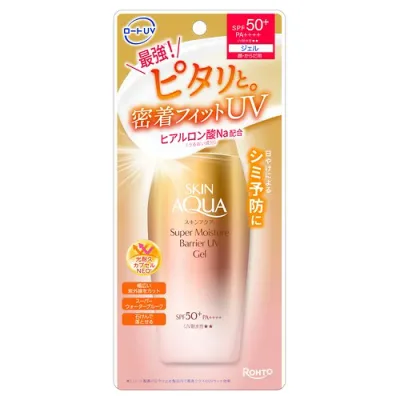ロート製薬 スキンアクア スーパーモイスチャーバリア UVジェル SPF50+ PA++++ (100g) 日焼け止め 顔 からだ用