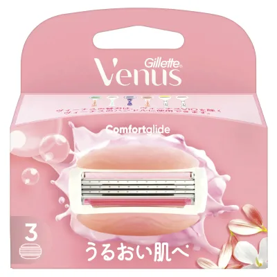 P&G ジレット ヴィーナス コンフォートグライド うるおい肌へ ホワイトティーの香り 替刃 (3個) 女性用 カミソリ替刃 【P&G】