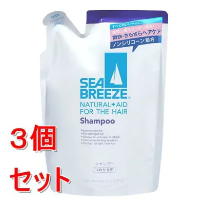 《セット販売》 ファイントゥデイ シーブリーズ シャンプー f つめかえ用 400mL×3個セット