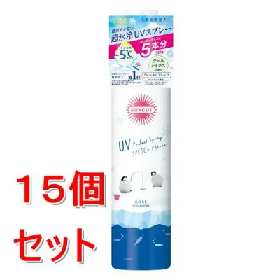 【旧品につき訳あり・在庫処分】《セット販売》 コーセーコスメポート サンカットR プロテクトUV スプレー クール 300g 日焼け止め UVスプレー×15個セット