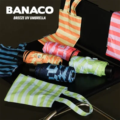 BANACO banaco 日傘 折りたたみ レディース 晴雨兼用 軽量 雨傘 兼用 雨晴れ兼用 uvカット 折り畳み 雨天兼用 おしゃれ かわいい 軽い 可愛い 涼しい 袋 ポーチ 骨8本 upf50+ 晴雨兼用傘 晴雨兼用日傘 手開き 親骨 55cm 55センチ 折りたたみ日傘 折りたたみ傘