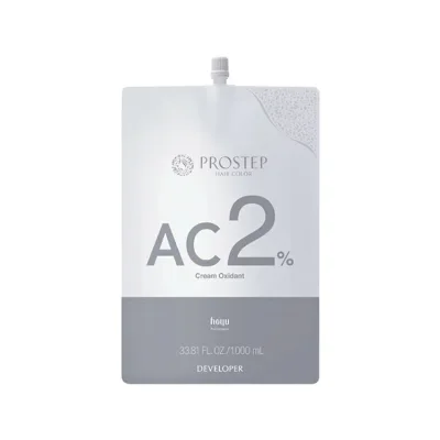 ホーユー プロステップ クリームオキシダン AC2% 1000ml トリートメントカラー ヘアカラー 美容院 美容室 サロン用 プロ用 ルミシャス プロ用美容室専門店 プレゼント用 プチギフト用 ギフト用にも