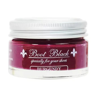 Columbus Boot Black Silver Line Cream Puff Burgundy 55g 25070861 1 piece