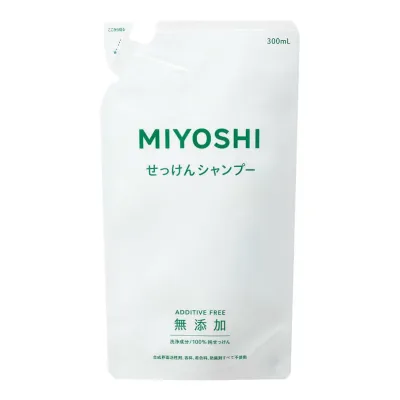ミヨシ石鹸 無添加 せっけんシャンプー リフィル 300ml