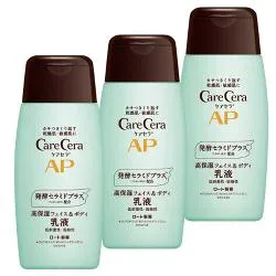 【3個】ロート製薬 ケアセラ (CareCera) APフェイス&ボディ 乳液 200ml (セラミドプラス×8種の天然型セラミド配合) hst