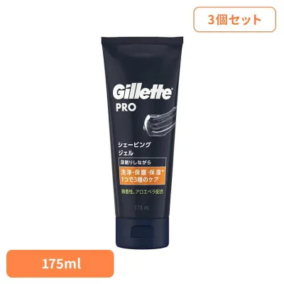 【3個セット】Gillette PRO シェービングジェル Gillette ジレット じれっと P&G Gillette