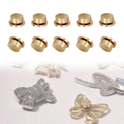 QuickYen ネイルパーツ スピナー 10個セット 回転 台座 ネイルパーツ 3Dネイルアートロータリーベアリング(5*7*2.5)
