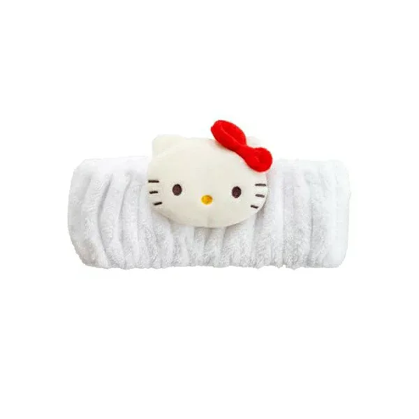 サンリオ ハローキティ ターバン キャラクター 洗顔 洗髪 キャップ タイプ もこもこ素材 SANRIO キャラクターズ バンド