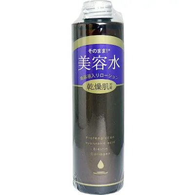 そのまま! 美容水 美容液入りローション 乾燥肌対策 200mL ヒアルロン酸 プロテオグリカン シンエイ 配合 美容 スキンケア 化粧水 乾燥肌 エラスチン ローション コスメ コラーゲン