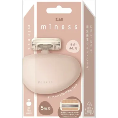 【6個セット】 GA0136 miness うで・あし用カミソリ 貝印 女性用カミソリ