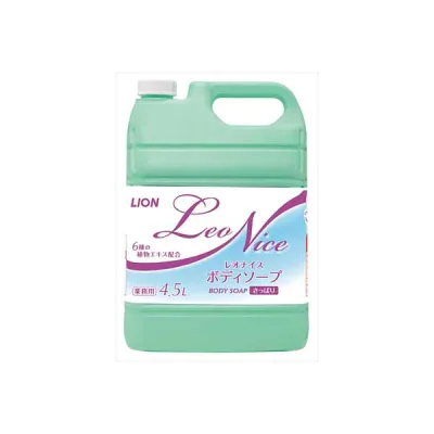 【2個セット】 ライオン ナイス ボディソープ 詰め替え用 4.5L フローラル香 植物エキス配合 弱酸性 洗浄 ボディケア