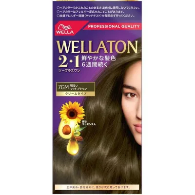 【3個セット】 ウエラ トーン クリーム マット ブラウン ツー プラス 白髪染め WELLA 白髪ケア ヘアカラー 女性用 サロン仕上がり トリートメント成分配合