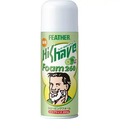 【2個セット】 フェザー 薬用シェービングフォーム 260ml 医薬部外品 剃刀 髭剃り シェーブ アフターケア スキンケア