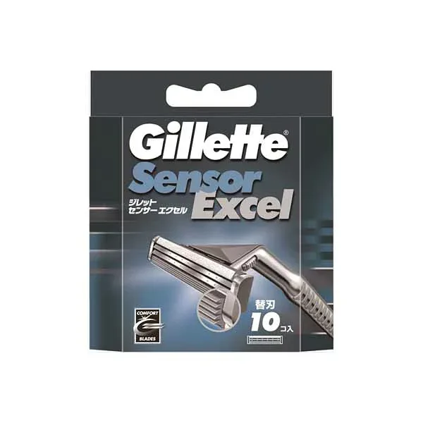 【8個セット】 ジレット センサー エクセル 替刃 凹凸フィット 首振り 髭剃り Gillette メンズ カミソリ替え刃 男性用オーラルケア