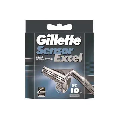 【8個セット】 ジレット センサー エクセル 替刃 凹凸フィット 首振り 髭剃り Gillette メンズ カミソリ替え刃 男性用オーラルケア