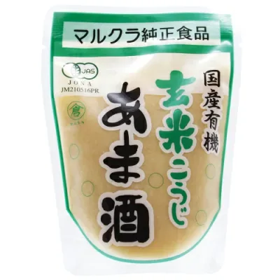 国産有機玄米こうじあま酒 (250g) 【マルクラ】