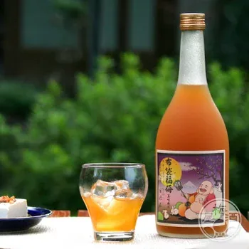 布袋福梅 720ml 梅酒 ブランデー にごり12.4度 ギフト 梅果肉 河内ワイン 大阪府 お中元 お歳暮 お正月 酒 お酒